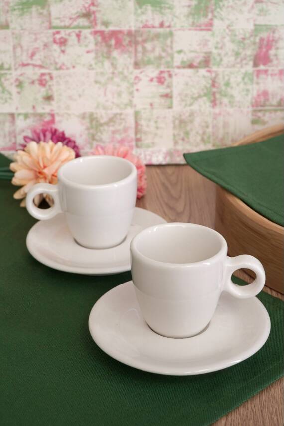 2li Porselen Espresso Takımı - 2