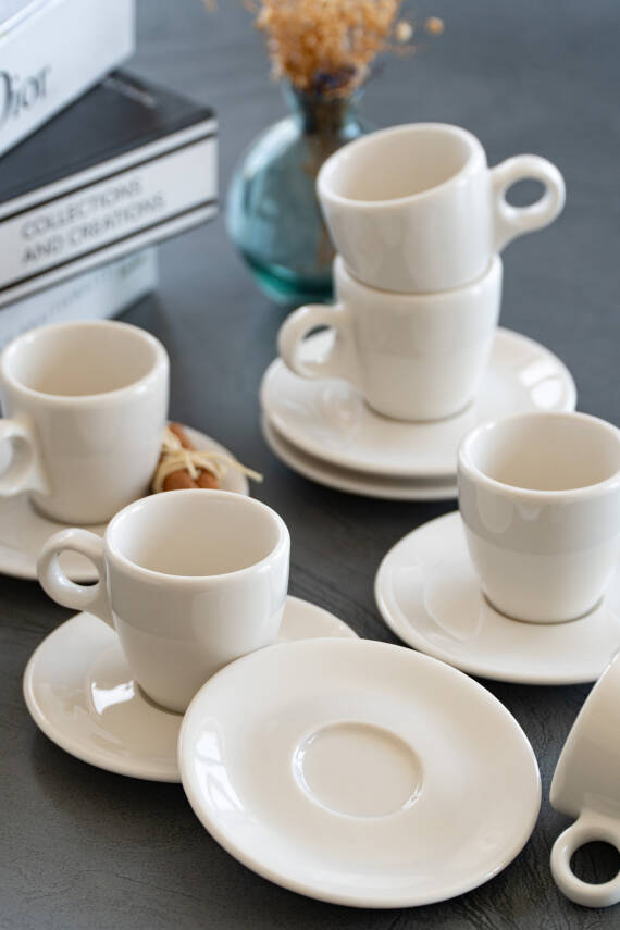 6lı Porselen Espresso Takımı - 1