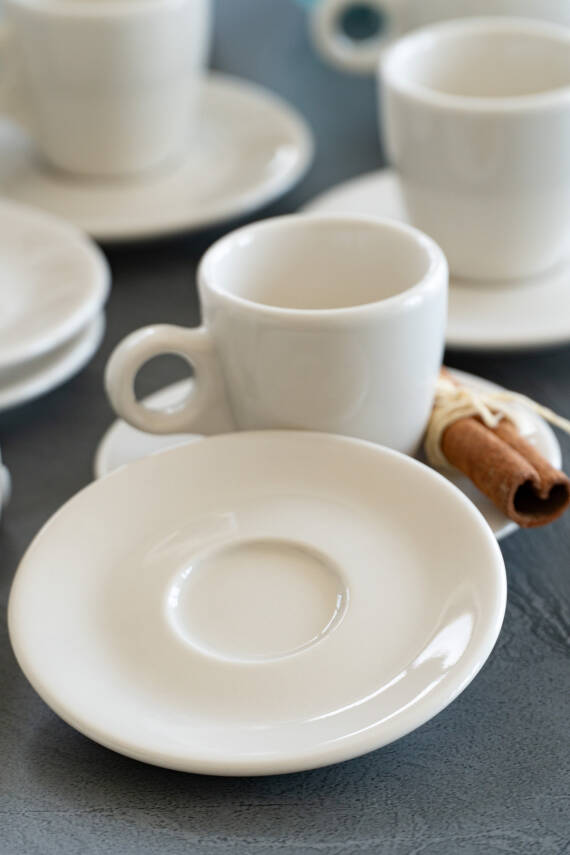 6lı Porselen Espresso Takımı - 4