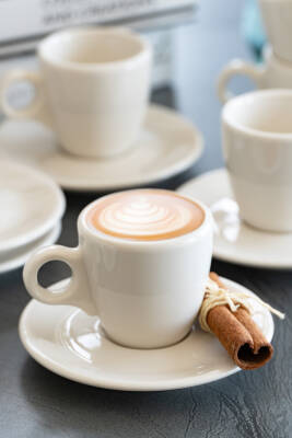 6lı Porselen Espresso Takımı - 5
