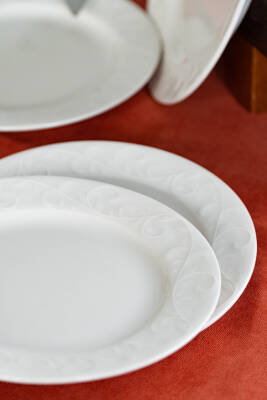 Bahar 6lı Porselen Pasta Tabağı Seti - 3