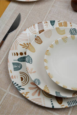 Başak 18 Parça 6 Kişilik Porselen Yemek Takımı - 3