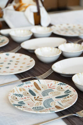 Başak 6 kişilik 16 Parça Kahvaltı Takımı