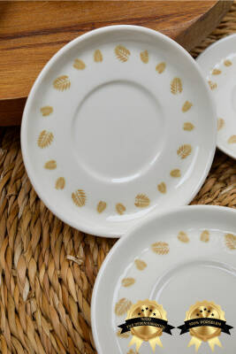 Başak 6lı Porselen Çay Tabağı Seti