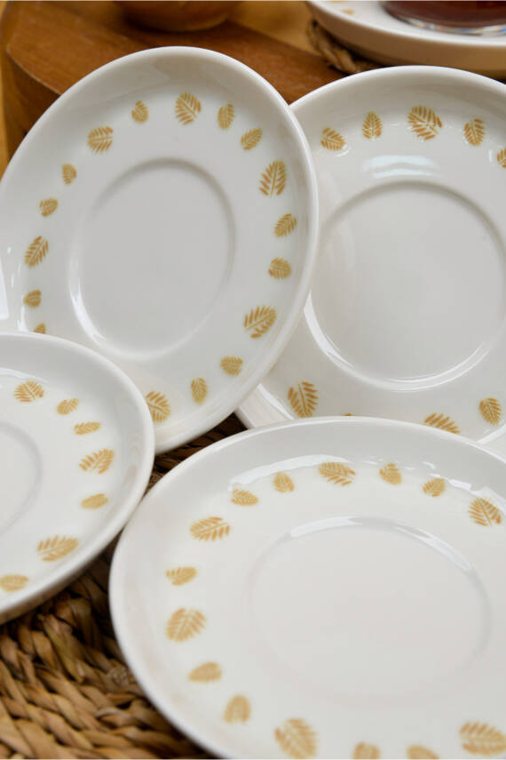 Başak 6lı Porselen Çay Tabağı Seti - 2