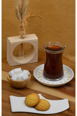 Başak 6lı Porselen Çay Tabağı Seti - 3