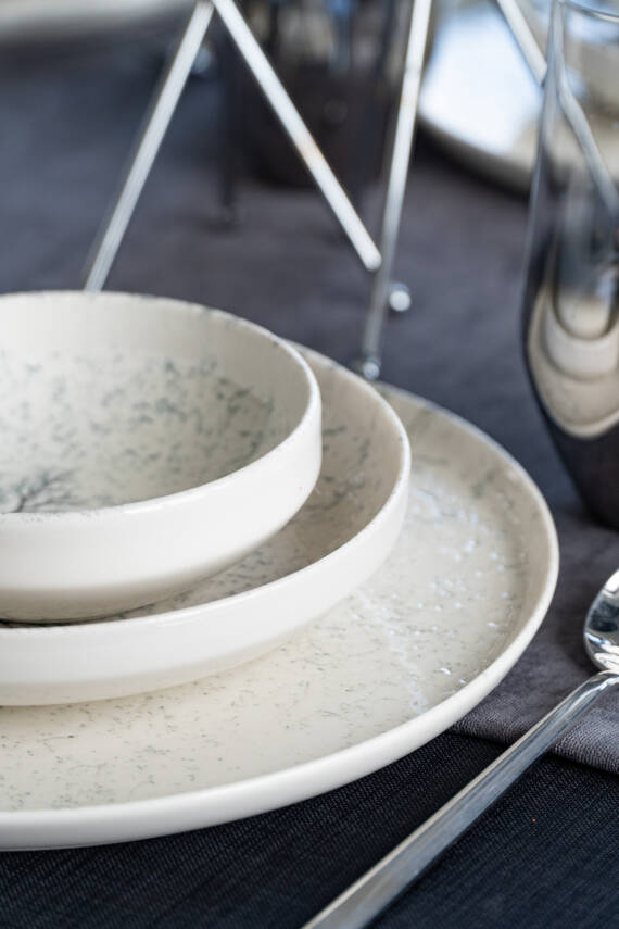 Bengü 18 Parça 6 Kişilik Porselen Yemek Takımı - 4