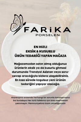 Bengü 18 Parça 6 Kişilik Porselen Yemek Takımı - 5
