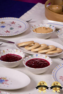 Dalya 16 Parça 6 Kişilik Porselen Kahvaltı Takımı - 3