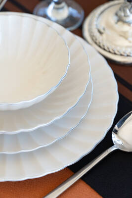 Derya 24 Parça Platin Yaldız 6 Kişilik Porselen Yemek Takımı - 4