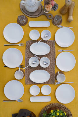 Hayal 16 Parça 6 Kişilik Porselen Kahvaltı Takımı - 2