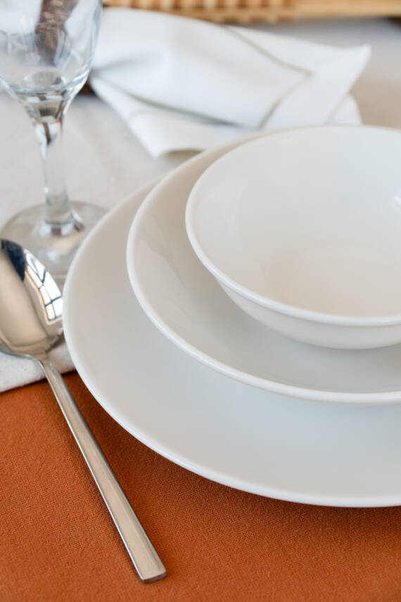 Hayal 18 Parça 6 Kişilik Porselen Yemek Takımı - 1