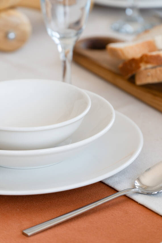 Hayal 18 Parça 6 Kişilik Porselen Yemek Takımı - 4