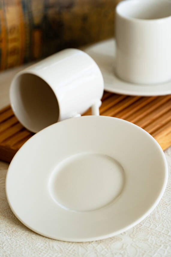 Hayal 4 Parça 2 Kişilik Porselen Kahve Fincan Takımı - 4