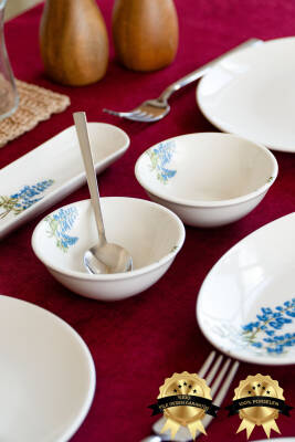 Hazeran 16 Parça 6 Kişilik Porselen Kahvaltı Takımı - 4