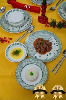 Kartanem 18 Parça 6 Kişilik Porselen Yemek Takımı - 3