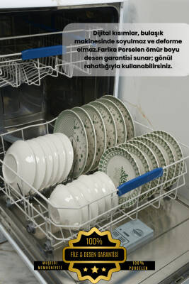 Kartanem 18 Parça 6 Kişilik Porselen Yemek Takımı - 7