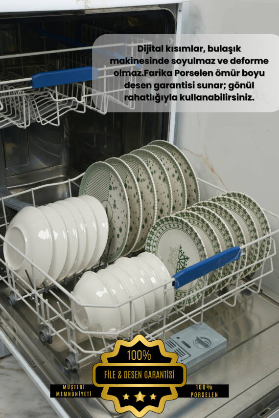 Kartanem 18 Parça 6 Kişilik Porselen Yemek Takımı - 7