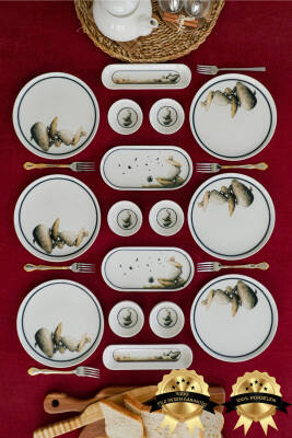 Kaya 16 Parça 6 Kişilik Porselen Kahvaltı Takımı - 2