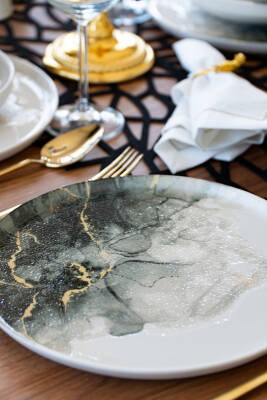 MERMER 18 Parça 6 Kişilik Yemek Takımı - 4