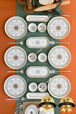 Minel 6 Kişilik 16 Parça Kahvaltı Takımı - 2