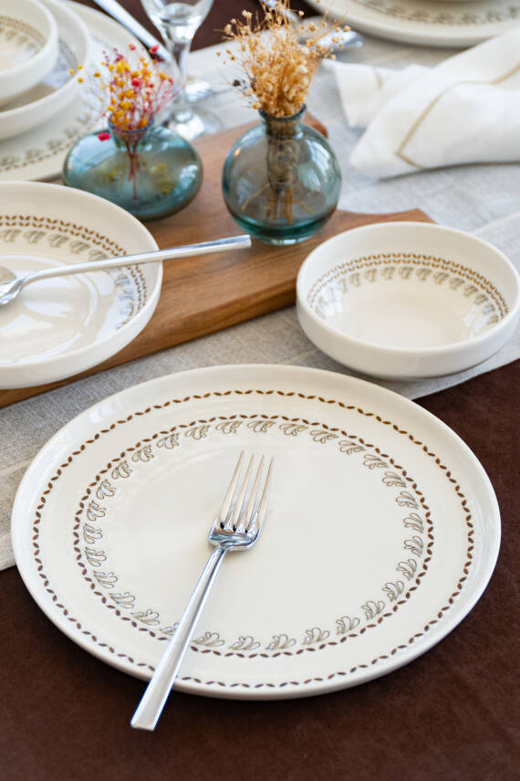 NAYA 18 Parça 6 Kişilik Yemek Takımı - 1