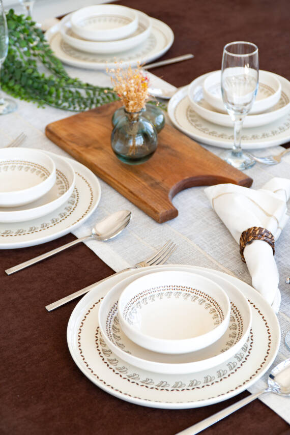 NAYA 18 Parça 6 Kişilik Yemek Takımı - 4