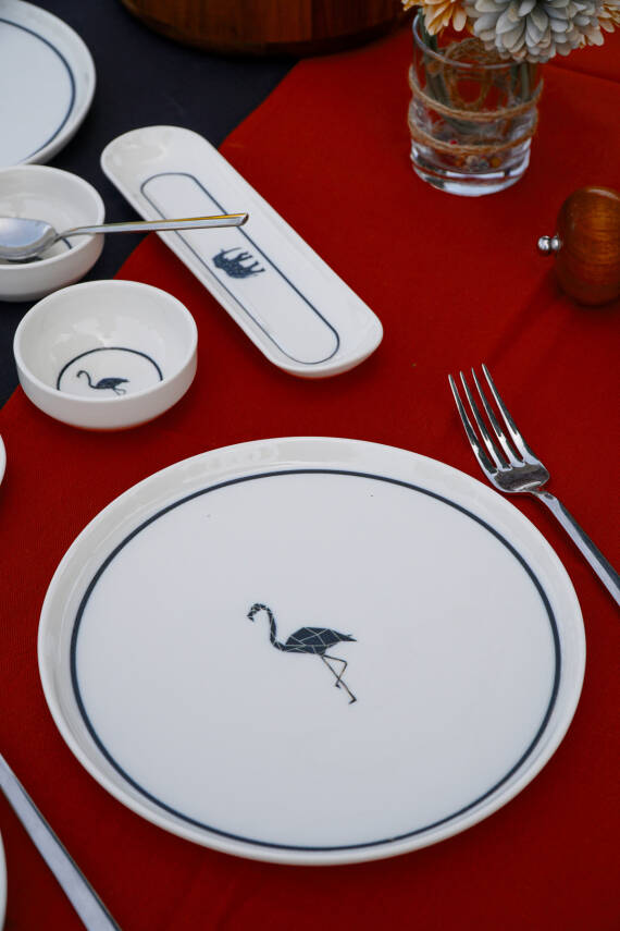 Origami 16 Parça 6 Kişilik Porselen Kahvaltı Takımı - 3