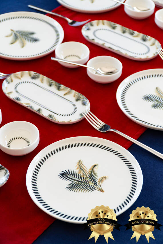 PALMİYE 6 Kişilik 16 Parça Kahvaltı Takımı - 1