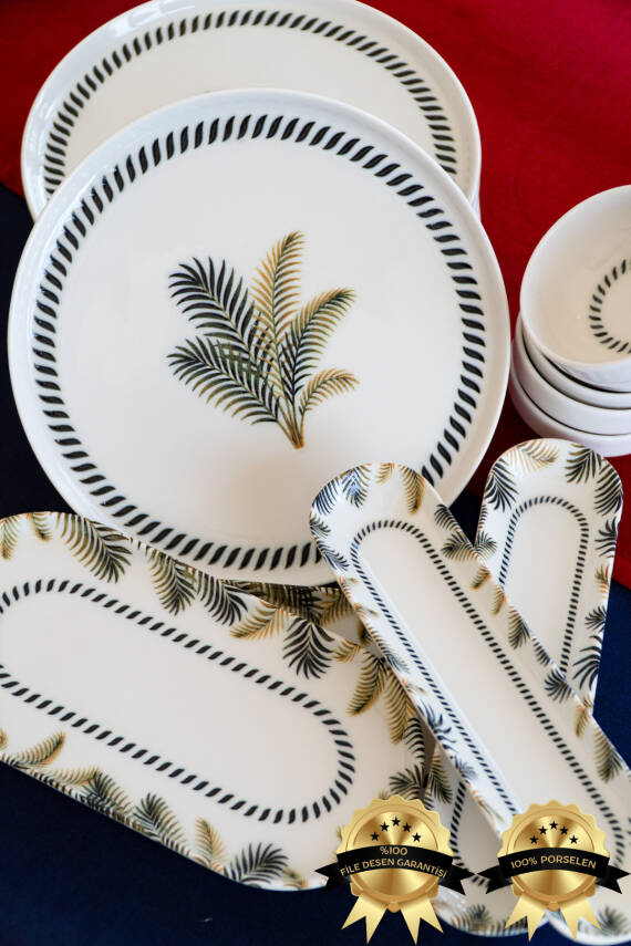 PALMİYE 6 Kişilik 16 Parça Kahvaltı Takımı - 3